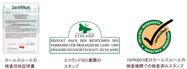 カールスルーエの検査機関での検査済み